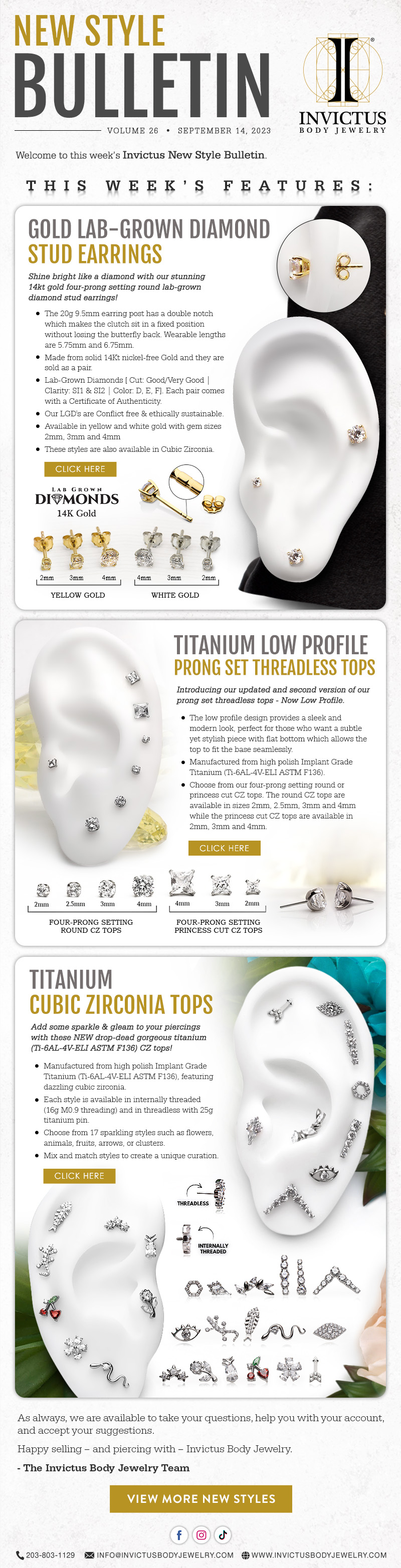 Invictus New Style Bulletin – Volume 26