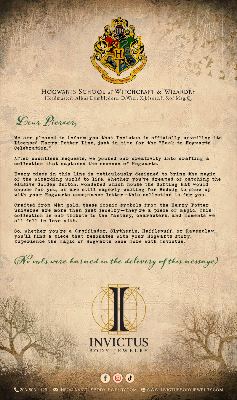 Discover the Magic with Harry Potter Jewelry